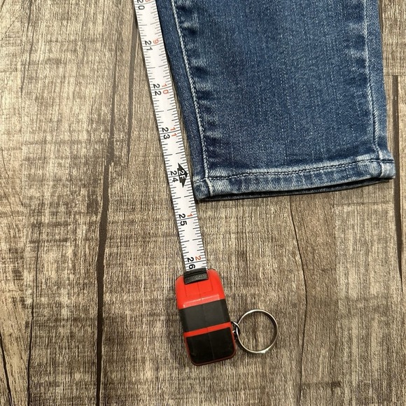 Paige Verdugo Jeans Skinny Mid Rise Cropped Stretch Denim Skinny Forever Size 24 - Picture 4 of 12